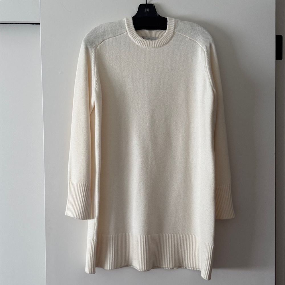 Zara Ivory Knit Sweater Dress, Medium